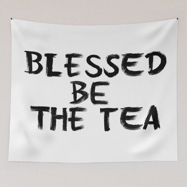 Item preview, ☕ BLESSED BE THE TEA ☕- SHADOW WHISPER VERSION designed and sold by WheelieGdArt.