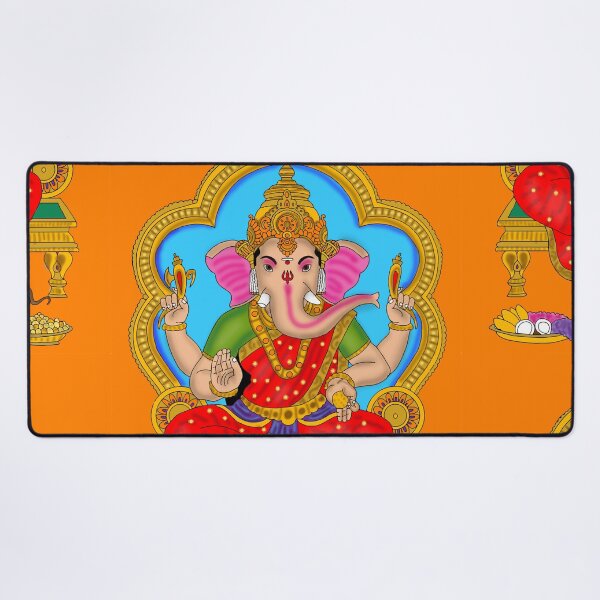 Item preview, Goddess Vinayaki Artwork – Divine Elephant Goddess Spiritual Illustration designed and sold by Harshit_Digital_Arts.