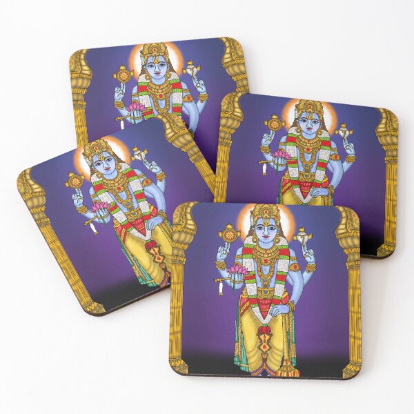 Item preview, Lord Vishnu Divine Artwork – Preserver of Universe Hindu Illustration designed and sold by Harshit_Digital_Arts.