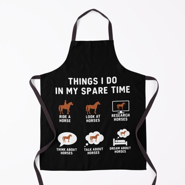 Item preview, Things I Do In My Spare Time Funny Horse Riding Equestrian designed and sold by Antdoodle.