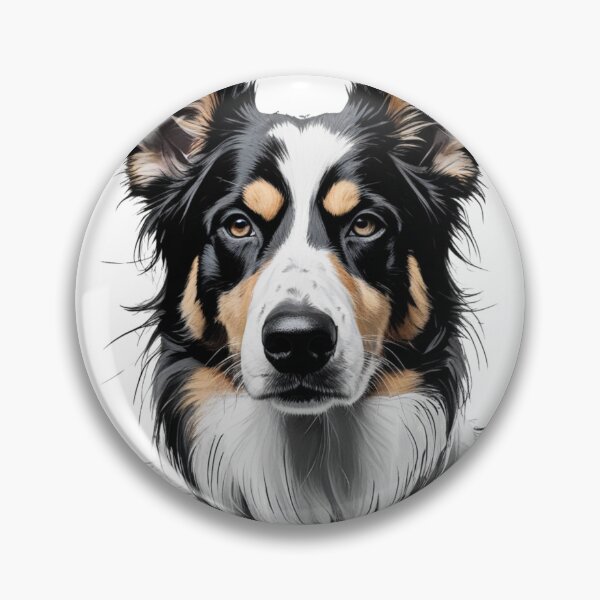 Item preview, Australian Shepherd T-Shirt — Realistic Comic Art Portrait Graphic Tee for Australian Shepherd Owners and Aussie Dog Lovers designed and sold by PaleInk.