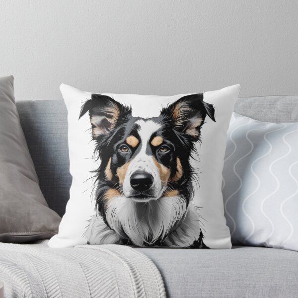 Item preview, Australian Shepherd T-Shirt — Realistic Comic Art Portrait Graphic Tee for Australian Shepherd Owners and Aussie Dog Lovers designed and sold by PaleInk.