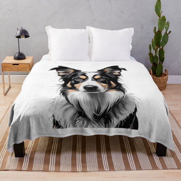 Item preview, Australian Shepherd T-Shirt — Realistic Comic Art Portrait Graphic Tee for Australian Shepherd Owners and Aussie Dog Lovers designed and sold by PaleInk.