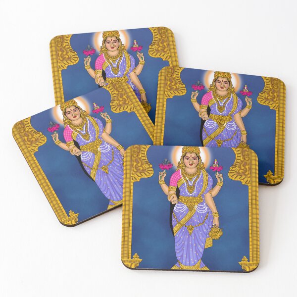 Item preview, Goddess Vishalakshi Artwork – Divine Hindu Shakti Illustration designed and sold by Harshit_Digital_Arts.