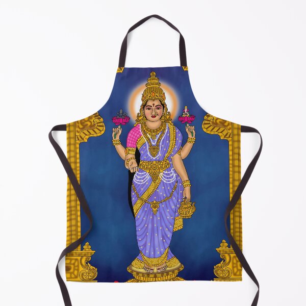 Item preview, Goddess Vishalakshi Artwork – Divine Hindu Shakti Illustration designed and sold by Harshit_Digital_Arts.