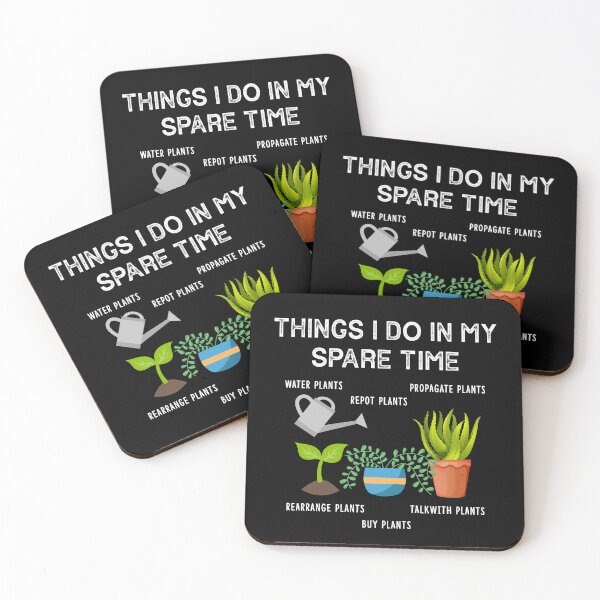 Item preview, Things I Do In My Spare Time plants Funny Indoor designed and sold by Antdoodle.