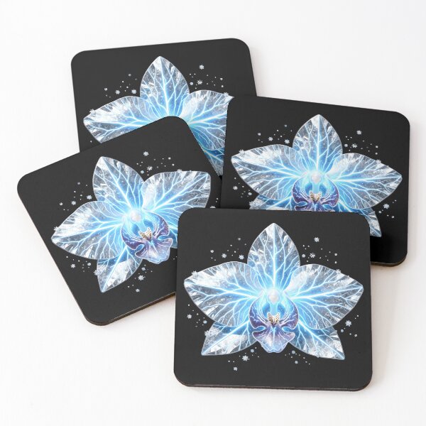 Item preview, Interstellar Orchid: Celestial Ice Bloom designed and sold by BGM by AI.