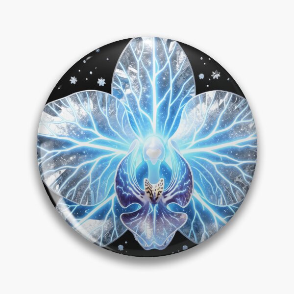 Item preview, Interstellar Orchid: Celestial Ice Bloom designed and sold by BGM by AI.