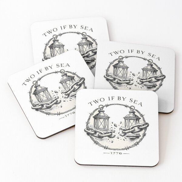 Item preview, Two If By Sea 1776 Paul Revere Ride designed and sold by chattsuede.