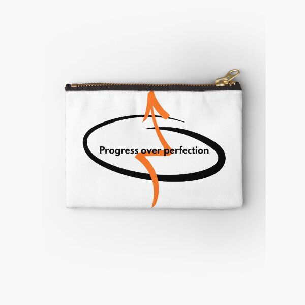 Item preview, Progress Over Perfection Motivational Quote Street Art Style designed and sold by byLizedesigns.
