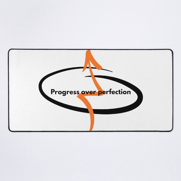 Item preview, Progress Over Perfection Motivational Quote Street Art Style designed and sold by byLizedesigns.