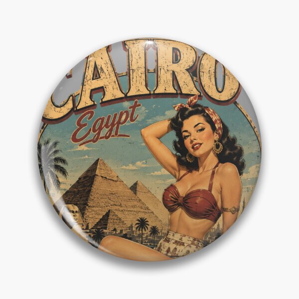 Item preview, PINUP CAIRO EGYPT Variant  designed and sold by PINDROPPA.