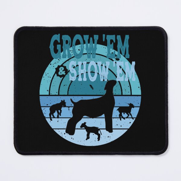 Item preview, Market Goats -Grow Em And Show Em - Livestock Animals - Shades Of Blue designed and sold by handsoftime2020.