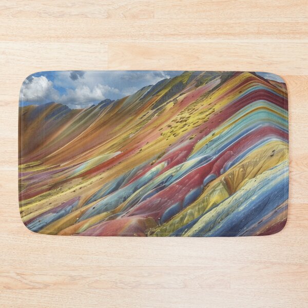 Item preview, Stunning rainbow volcanic mountain landscape designed and sold by dcrc.