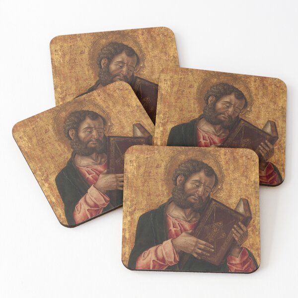 Item preview, A Saint (Mark) Reading designed and sold by AntiqueArtz.