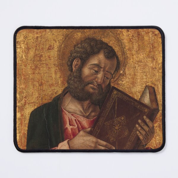 Item preview, A Saint (Mark) Reading designed and sold by AntiqueArtz.