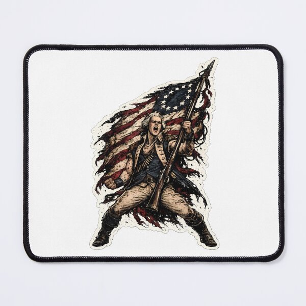 Item preview, George Washington Revolutionary Flag Heroic American History designed and sold by chattsuede.