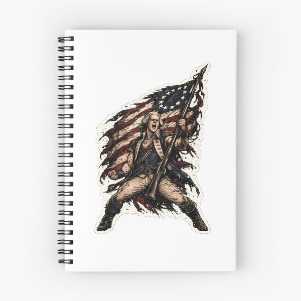 Item preview, George Washington Revolutionary Flag Heroic American History designed and sold by chattsuede.