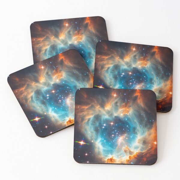 Item preview, Iridescent Nebula Galaxy Space Cosmic Art  designed and sold by lematworks.