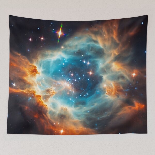 Item preview, Iridescent Nebula Galaxy Space Cosmic Art  designed and sold by lematworks.