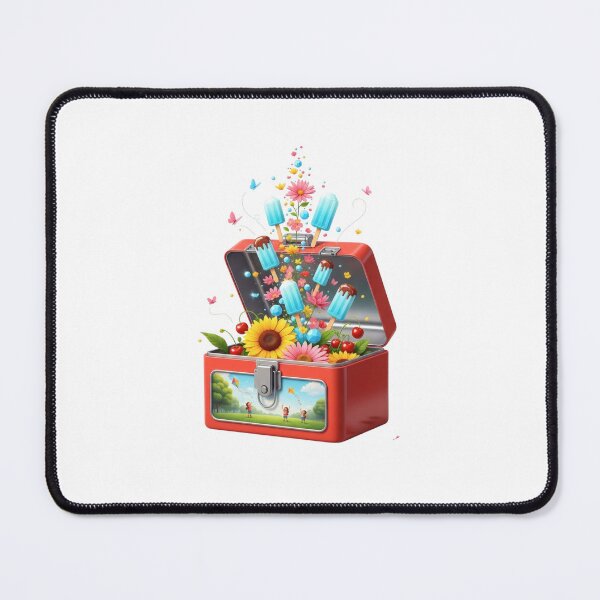 Item preview, Red Lunchbox Summer Treat Illustration designed and sold by AbanoubStore.