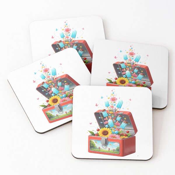 Item preview, Red Lunchbox Summer Treat Illustration designed and sold by AbanoubStore.