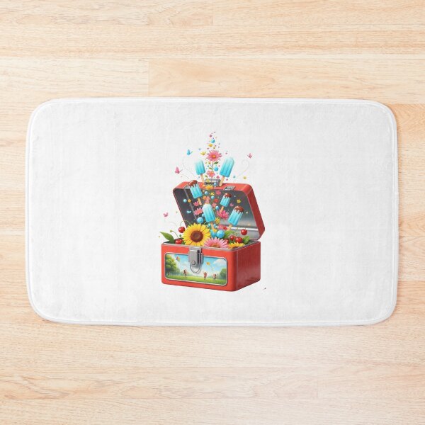 Item preview, Red Lunchbox Summer Treat Illustration designed and sold by AbanoubStore.