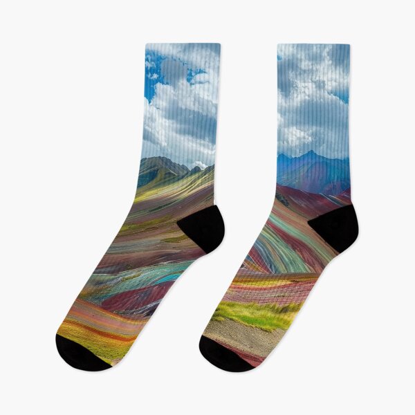 Item preview, Stunning rainbow volcanic mountain landscape designed and sold by dcrc.