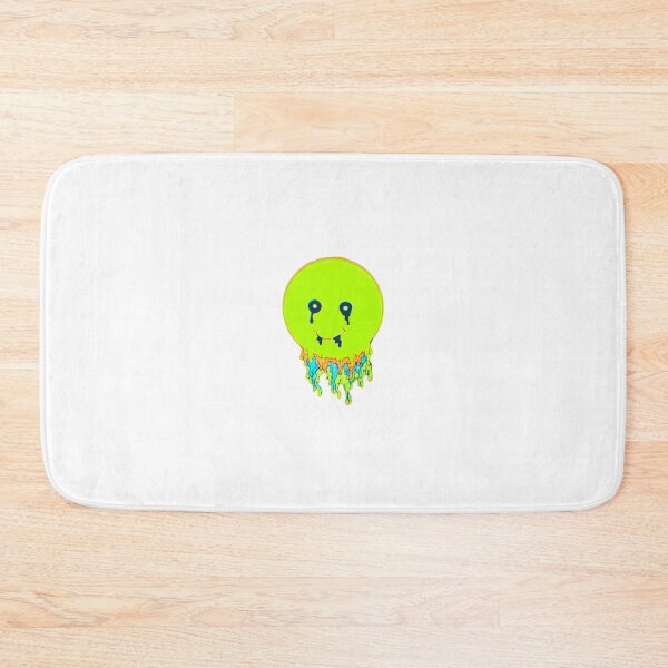 Item preview, Melting Smiley Face with Colors Green designed and sold by abby4doodles.