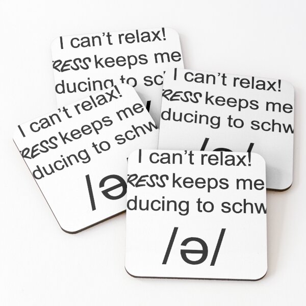 Item preview, Stress keeps me from reducing to schwa designed and sold by TheMountainLion.