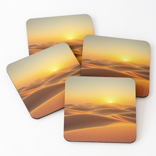 Item preview, Golden Desert Dunes at Sunrise designed and sold by IntelliMindDesigns.