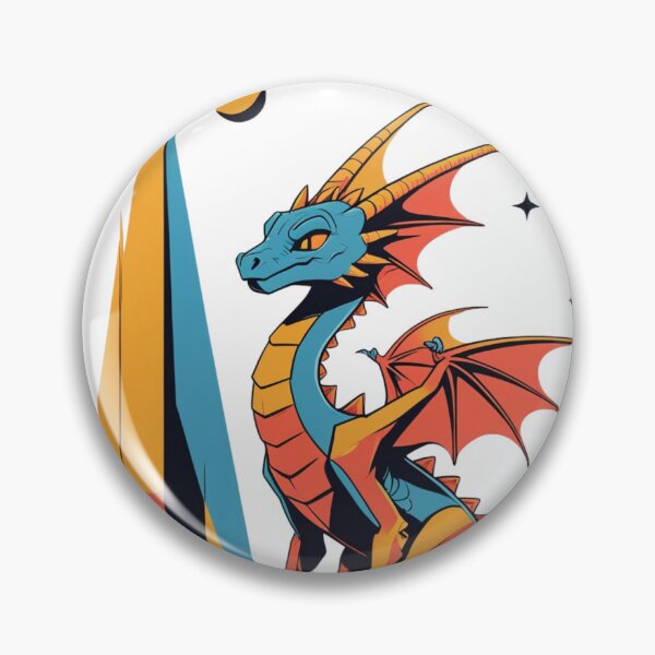 Item preview, Fantasy Dragon T-Shirt — Retro Sci-Fi Dragon Graphic Tee for Dragon Lovers and Fantasy Art Fans designed and sold by PaleInk.
