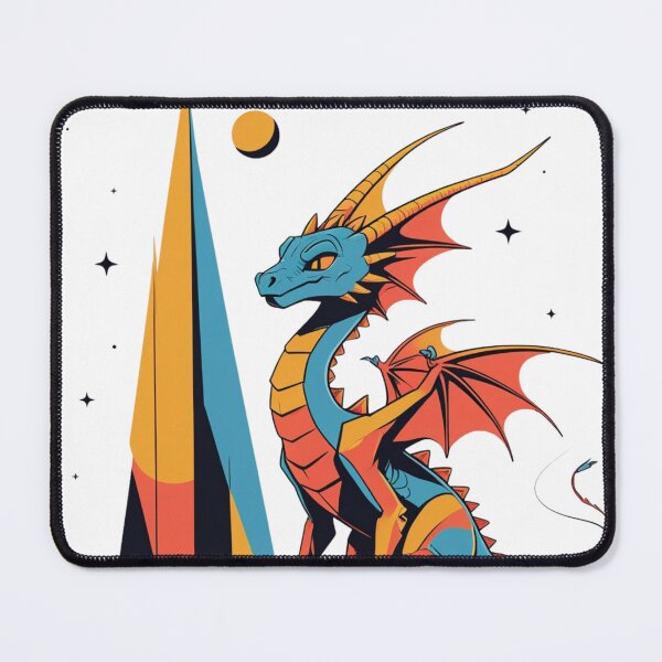 Item preview, Fantasy Dragon T-Shirt — Retro Sci-Fi Dragon Graphic Tee for Dragon Lovers and Fantasy Art Fans designed and sold by PaleInk.