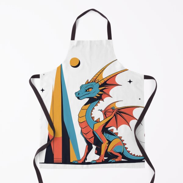 Item preview, Fantasy Dragon T-Shirt — Retro Sci-Fi Dragon Graphic Tee for Dragon Lovers and Fantasy Art Fans designed and sold by PaleInk.