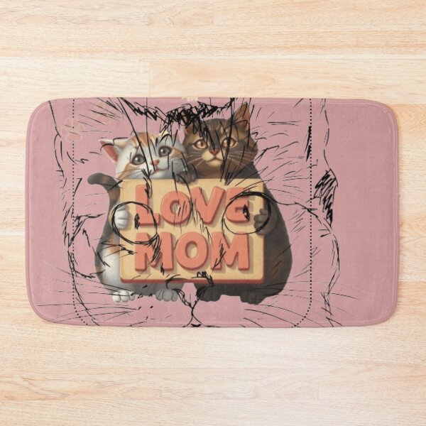 Item preview, Love Mom, I love you Mom, cats and the cat mom! designed and sold by Tama-sirth.
