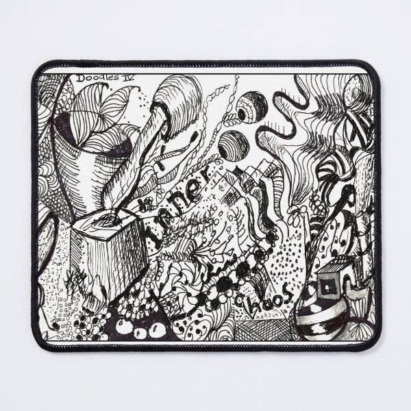 Item preview, Doodle IV - Creative and original, hand drawn in ink designed and sold by InnerChaos.