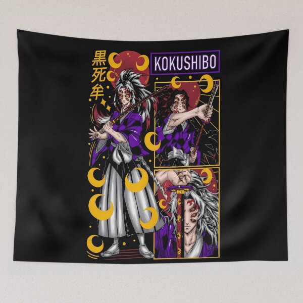 Item preview,  Kokushibo Upper Prodigy- Moon  breathing - Six Eyes Swordsman dark Aesthetic Design designed and sold by Trinidesigns123.