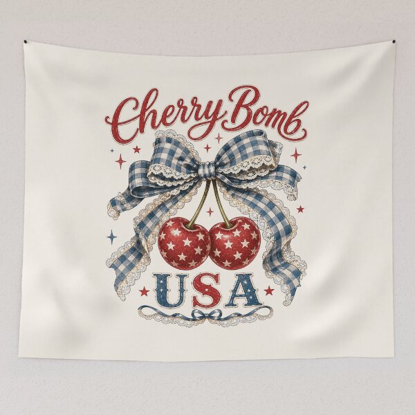 Item preview, Cherry Bomb USA Coquette Americana designed and sold by SweetLilith.