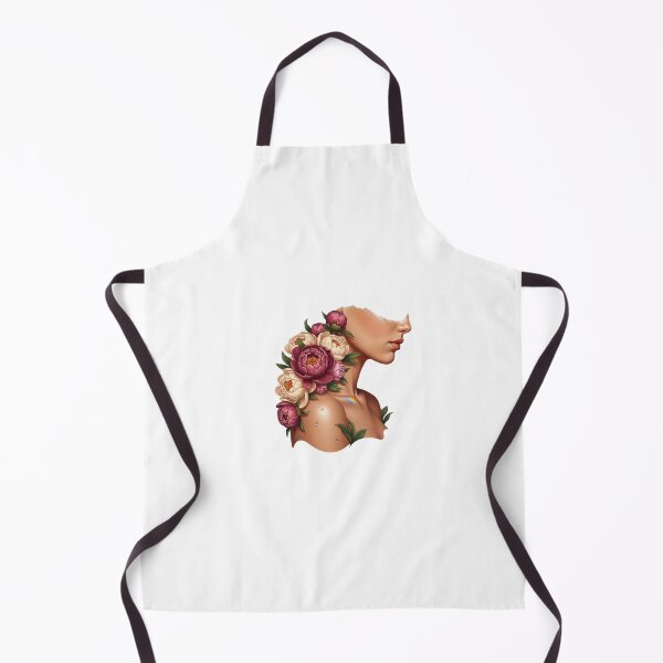 Item preview, Side Portrait Peony Floral Woman Illustration designed and sold by AbanoubStore.