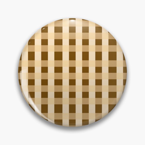 Item preview, brown honey gingham  designed and sold by Made by Badgal.