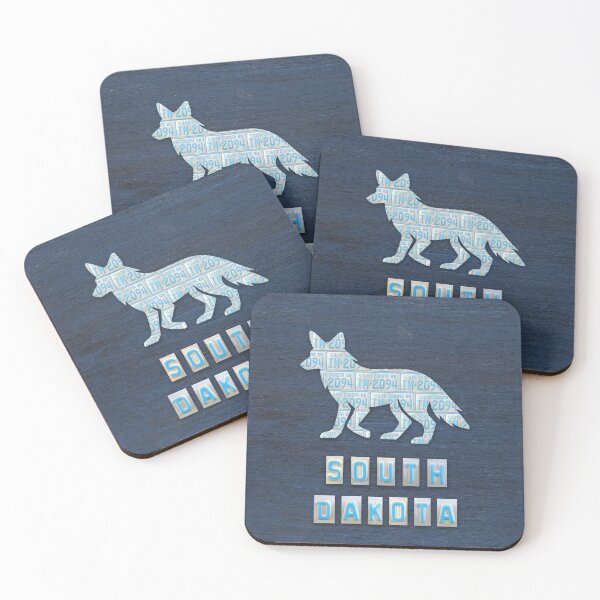 Item preview, South Dakota License Plate Coyote designed and sold by Elisabeth Lucas.