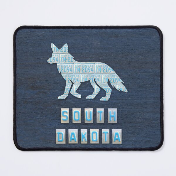 Item preview, South Dakota License Plate Coyote designed and sold by Elisabeth Lucas.