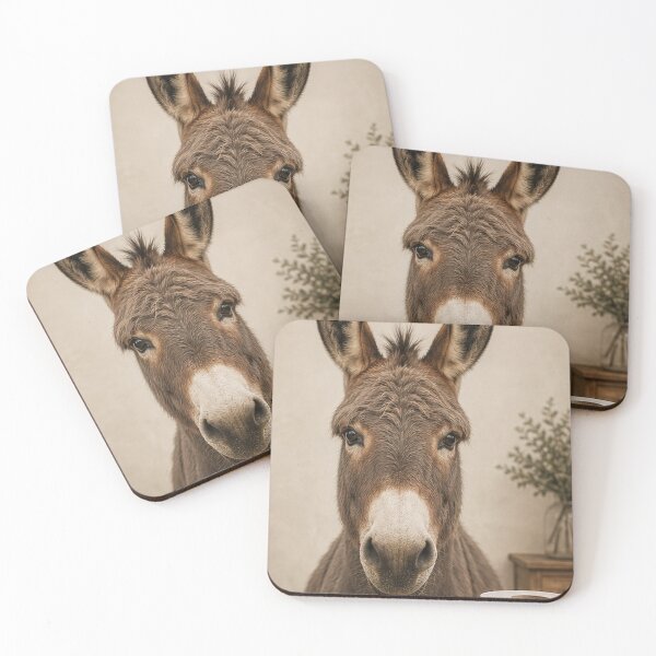 Item preview, Donkey Bathroom Patrol Funny Wall Art designed and sold by BrentonAndCo.