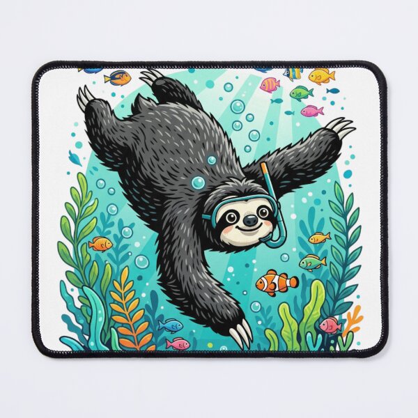 Item preview, The diving sloth designed and sold by PP&RAINBOW SHOP.