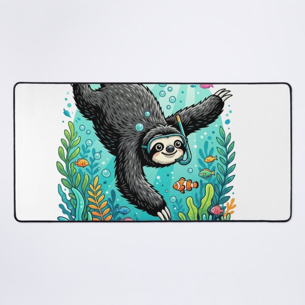 Item preview, The diving sloth designed and sold by PP&RAINBOW SHOP.