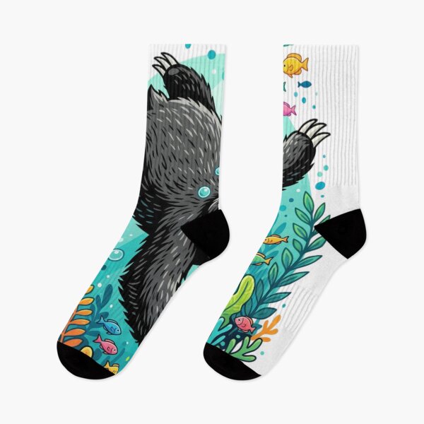 Item preview, The diving sloth designed and sold by PP&RAINBOW SHOP.