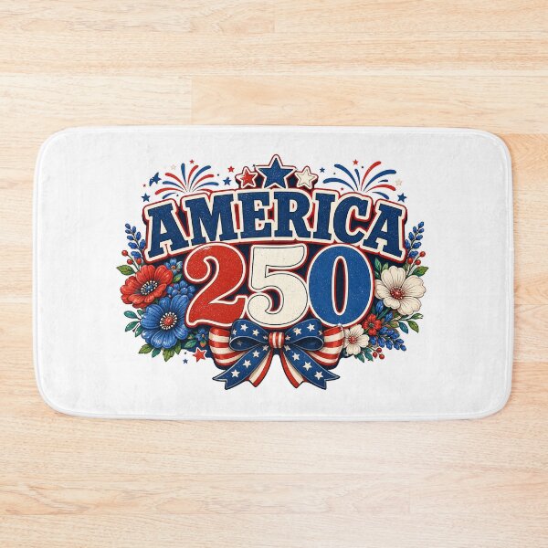 Aperçu de l'œuvre Graphique patriotique vintage America 250 créée et vendue par BrentonAndCo.