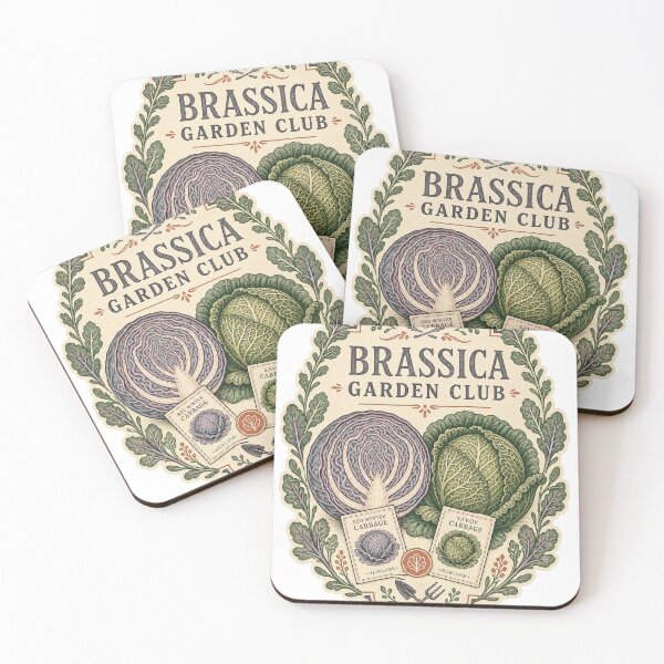 Item preview, Brassica Garden Club Vintage Cabbage Sticker designed and sold by BrentonAndCo.