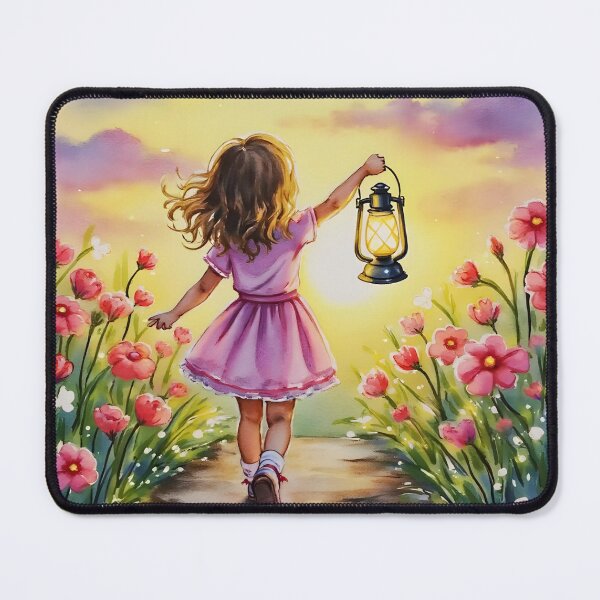 Item preview, Lantern Path Cute Inspirational Watercolor Illustration designed and sold by Lunidama.