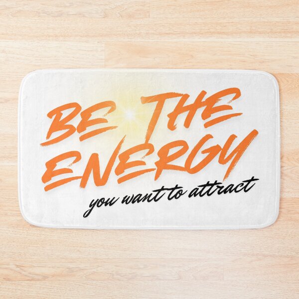 Item preview, Be The Energy Motivational Sunburst Brush Typography designed and sold by byLizedesigns.